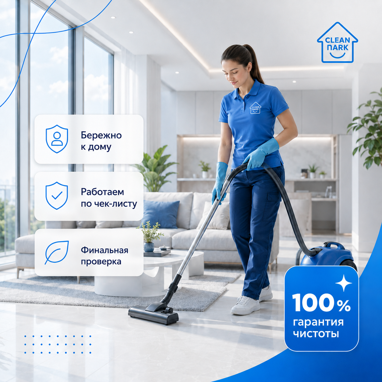 Безопасность и стандарты уборки CleanPark